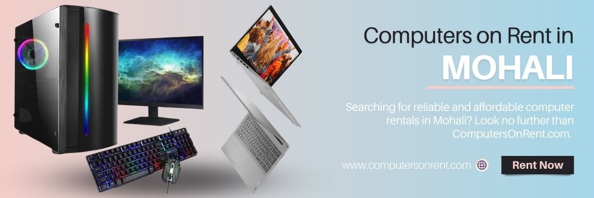 computer on rent in mohali